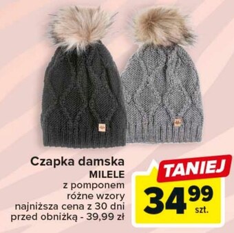 Carrefour Czapka damska milele oferta