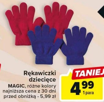 Carrefour Rękawiczki dziecięce oferta