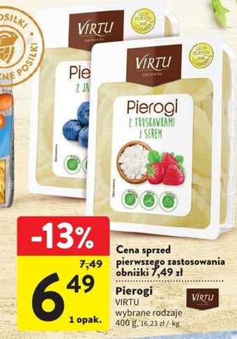 Intermarche Pierogi VIRTU 400 g oferta
