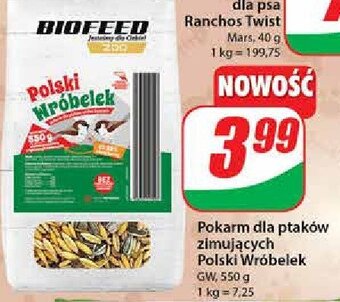 Pokarm dla ptaków zimujących