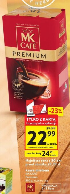 Intermarche Kawa mielona MK CAFÉ oferta