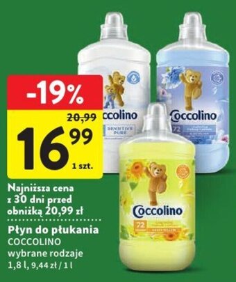 Intermarche Płyn do płukania COCCOLINO 1,8 l oferta