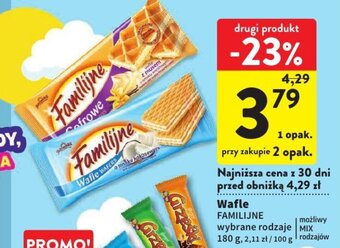 Intermarche Wafle FAMILIJNE 180 g oferta