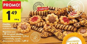 Intermarche Ciastka CHABRIOR 100g oferta