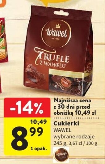 Intermarche Cukierki WAWEL 245g oferta