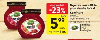 Intermarche Konfitura ŁOWICZ 240g oferta