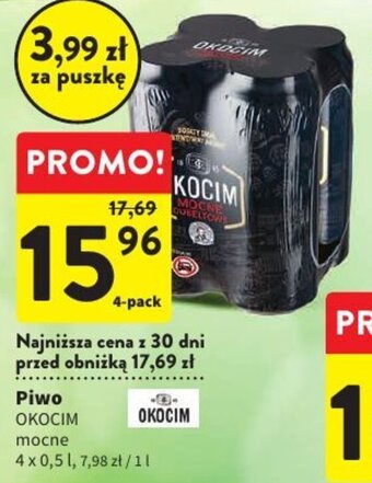 Intermarche Piwo OKOCIM 4x0,5l oferta
