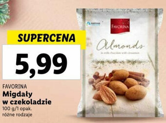 Lidl Migdały w czekoladzie 100 g oferta