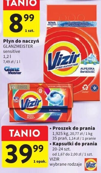 Intermarche Proszek do prania 1,925kg/Kapsułki do prania 20-24 szt. oferta