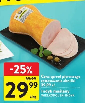 Intermarche Indyk maślany WIELKOPOLSKI INDYK 1kg oferta