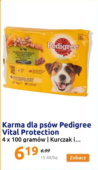 Action Karma dla psów Pedigree Vital Protection 4 x 100 g oferta
