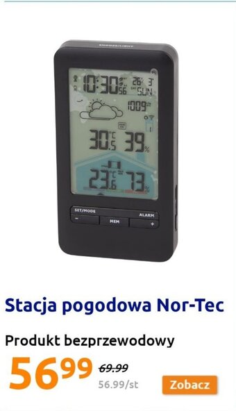 Action Stacja pogodowa Nor-Tec oferta