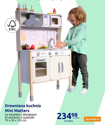 Action Drewniana kuchnia Mini Matters oferta