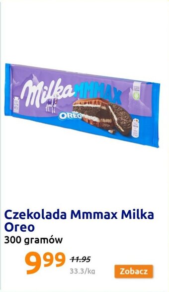 Action Czekolada Mmmax Milka Oreo 300 g oferta