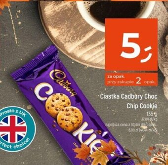 Dealz Ciastka Cadbury Choc Chip Cookie 135 g oferta