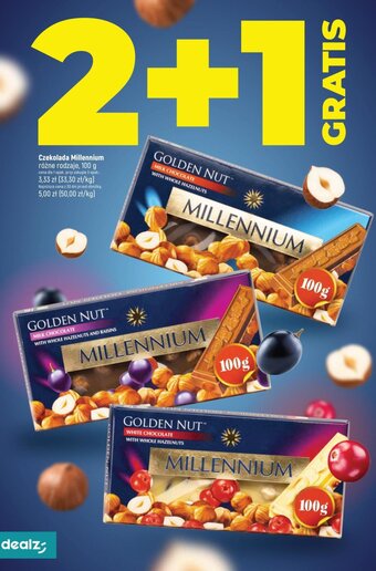 Dealz Czekolada Millennium, 100 g oferta