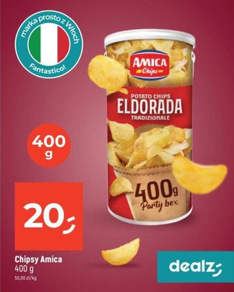 Dealz Chipsy Amica 400 g oferta