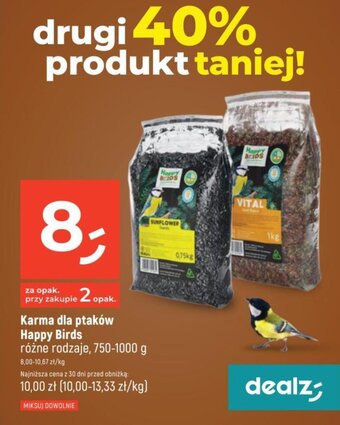 Dealz Karma dla ptaków Happy Birds 750-1000g oferta