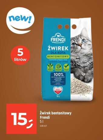 Żwirek bentonitowy Frendi 5l