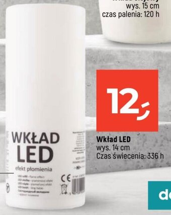 Dealz Wkład LED wys. 14 cm oferta