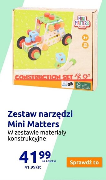 Action Zestaw narzędzi Mini Matters oferta