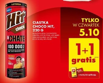 Biedronka CIASTKA CHOCO HIT, 220 G oferta