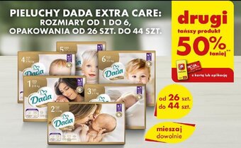 Biedronka PIELUCHY DADA EXTRA CARE 26-44 SZT. oferta