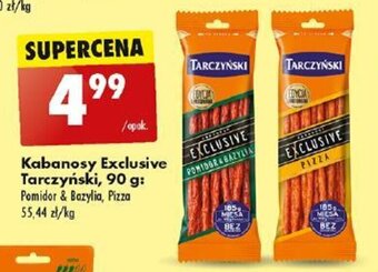 Biedronka Kabanosy Exclusive Tarczyński, 90 g oferta