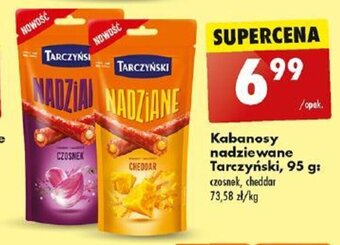 Biedronka Kabanosy nadziewane Tarczyński, 95 g oferta