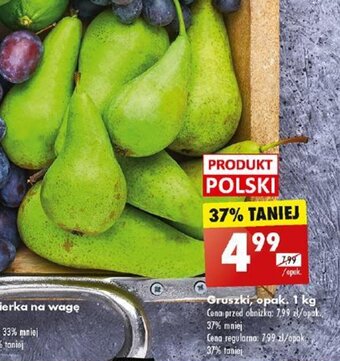 Biedronka Gruszki, 1 kg oferta