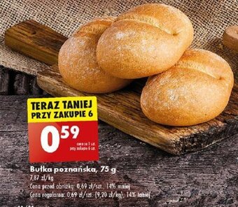 Biedronka Bułka poznańska, 75 g oferta