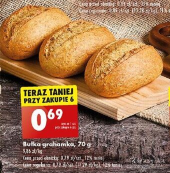 Biedronka Bułka grahamka, 70 g oferta