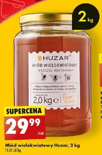 Biedronka Miod wielokwiatowy Huzar, 2 kg oferta