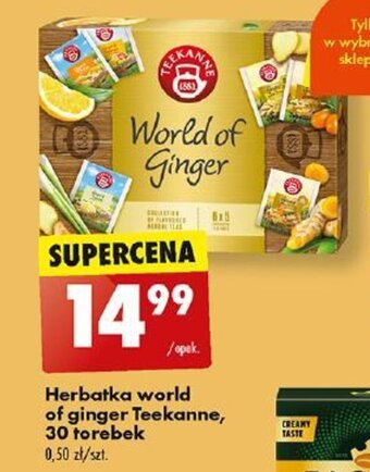 Biedronka Herbatka world of ginger Teekanne, 30 tor. oferta
