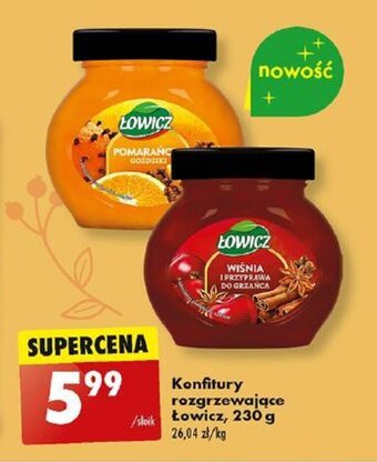 Biedronka Konfitury rozgrzewające Łowicz, 230 g oferta