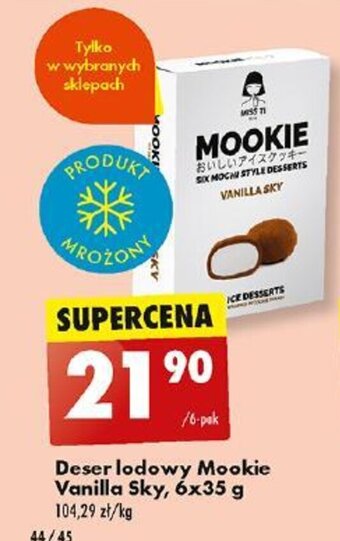 Biedronka Deser lodowy Mookie Vanilla Sky, 6 x 35 g oferta