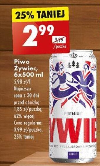 Biedronka Piwo Żywiec, 500 ml oferta