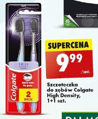Biedronka Szczoteczka do zębów Colgate High Density, 1+1 szt. oferta