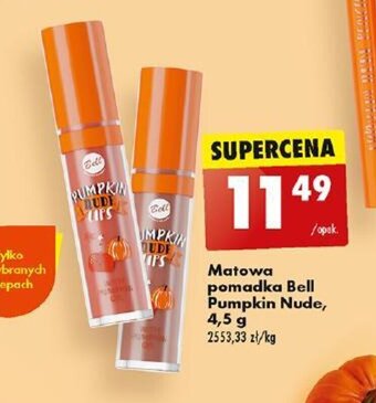 Biedronka Matowa pomadka Bell Pumpkin Nude, 4,5 g oferta