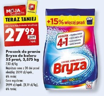 Biedronka Proszek do prania Bryza do koloru, 3,575 kg oferta