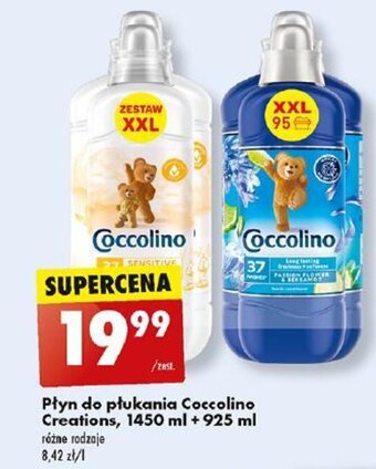 Płyn do płukania Coccolino Creations, 1450 ml + 925 ml