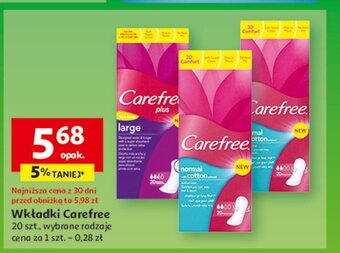 Auchan Wkładki with normal cotton oferta