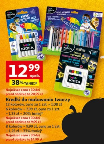 Auchan Kredki do malowania twarzy oferta