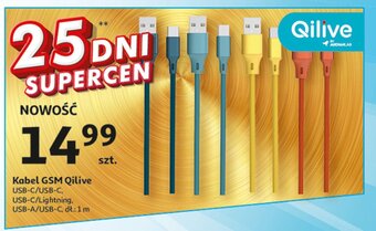 Auchan Kabel usb-a/usb-c 1 m oferta