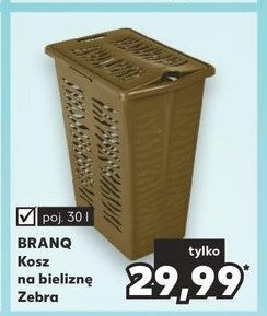Kaufland Kosz zebra poj 30 l oferta