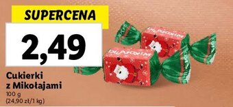 Lidl Cukierki mikołajki oferta