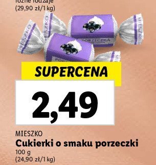 Lidl Cukierki o smaku porzeczki oferta