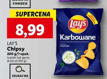 Lidl Chipsy tzatziki oferta