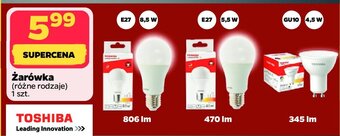 Netto Żarówka led a60 5.5w 40w 470lm oferta