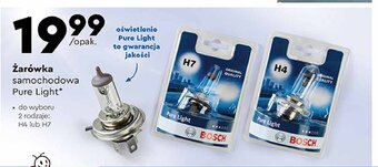 Biedronka Żarówka samochodowa pure light h4 oferta